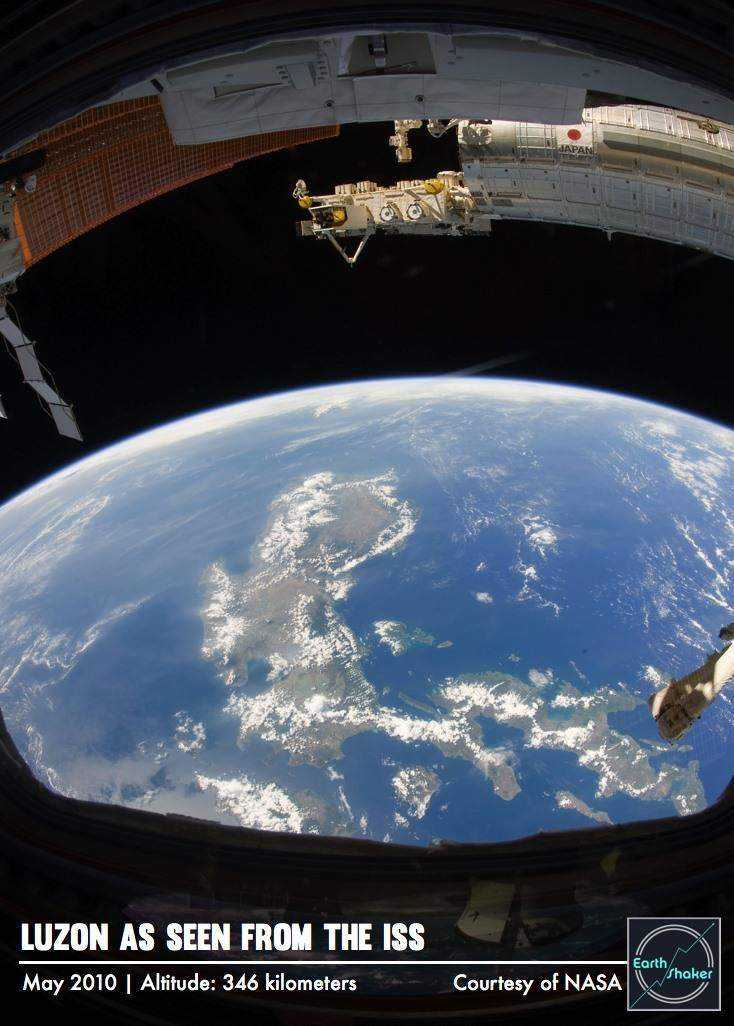 Luzon as seen from the ISS