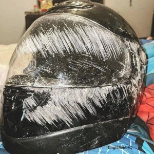 This is why you Always Wear a Full-face Helmet