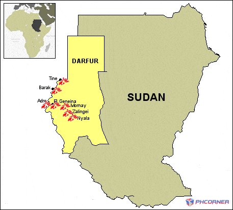 darfur map