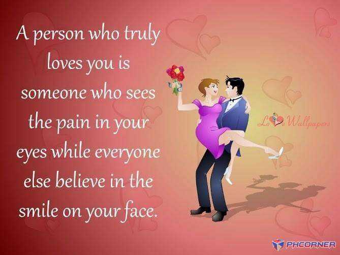 Person who truly loves you