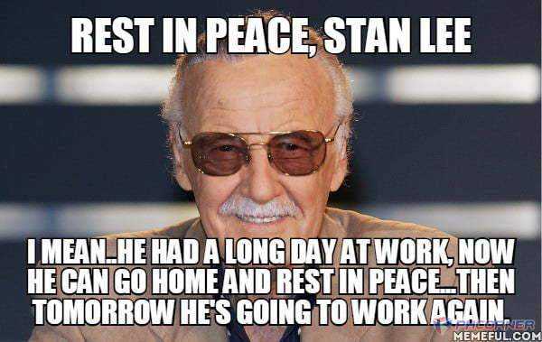 Rest In Peace Father Of Marvel Super Heroes